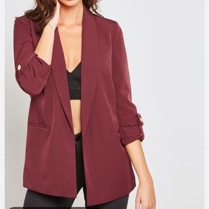 Miss Selfridge Tab Sleeve Blazer